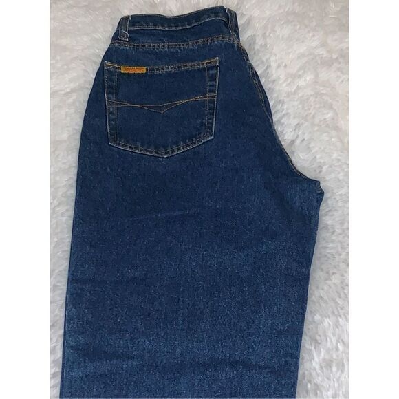 Vintage Jordache Dark Wash Tapered Jeans 13/14 - Picture 10 of 13